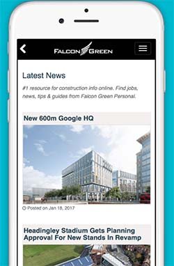 Portfolio Falcon Green App