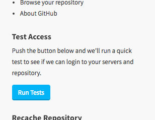 DeployHQ Run Tests